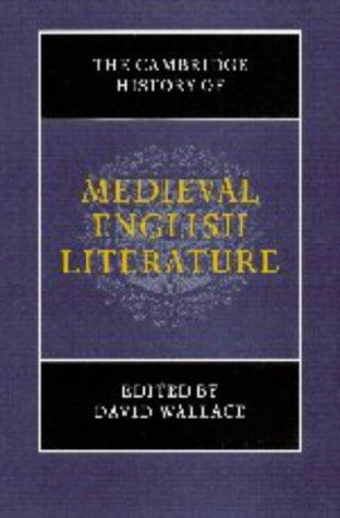 The Cambridge history of medieval English literature 