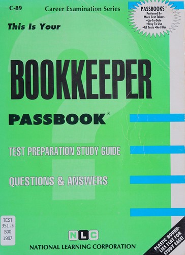 Bookkeeper : test preparation study guide : questions & answers.