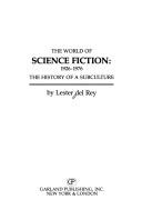 The world of science fiction, 1926-1976 : the history of a subculture 