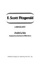 F. Scott Fitzgerald : a biography 