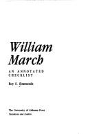William March : an annotated checklist 