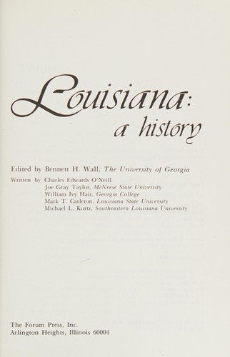 Louisiana, a history 