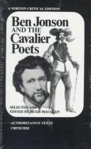 Ben Jonson and the cavalier poets : authoritative texts, criticism 