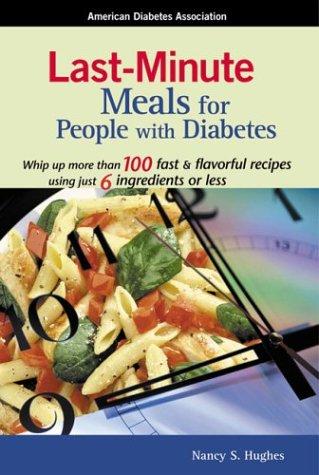 Last minute meals for people with diabetes 