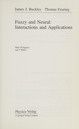 Fuzzy and neural : interactions and applications 