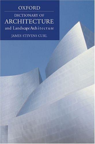 A dictionary of architecture and landscape architecture 