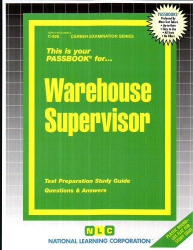Warehouse supervisor / National Learning Corporation.