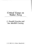 Critical essays on Walker Percy 