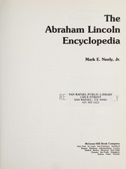 The Abraham Lincoln encyclopedia  Cover Image