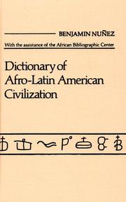 Dictionary of Afro-Latin American civilization  Cover Image