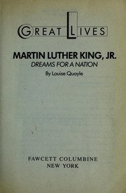 Martin Luther King, Jr. : dreams for a nation  Cover Image