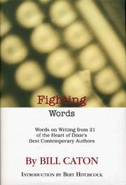 Fighting words : words on writing from 21 of the Heart of Dixie's best contemporary authors  Cover Image