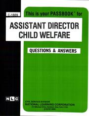 Assistant director (child welfare)  Cover Image