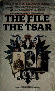 The file on the Tsar  Cover Image