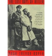 The last days of Hitler  Cover Image