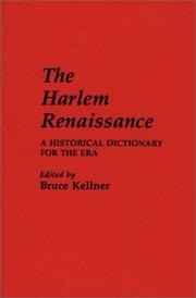 The Harlem Renaissance : a historical dictionary for the era  Cover Image