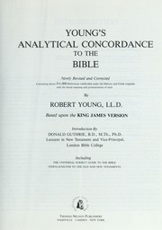 Young's Analytical concordance to the Bible : based upon the King James version  Cover Image
