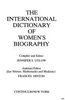 The International dictionary of women's biography  Cover Image