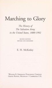 Marching to glory : the history of the Salvation Army in the United States, 1880-1992  Cover Image