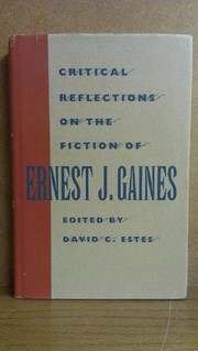 Critical reflections on the fiction of Ernest J. Gaines  Cover Image