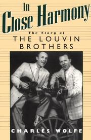 In close harmony : the story of the Louvin Brothers  Cover Image