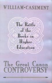 The great canon controversy : the battle of the books in higher education  Cover Image