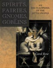 Spirits, fairies, gnomes, and goblins : an encyclopedia of the little people  Cover Image