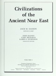 Civilizations of the ancient Near East  Cover Image