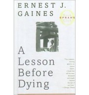 A lesson before dying  Cover Image