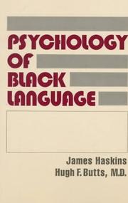 The psychology of black language  Cover Image