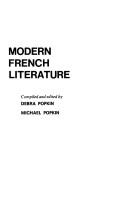Modern French literature : a library of literary criticism  Cover Image