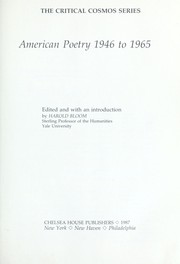 American poetry 1946 to 1965  Cover Image