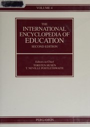 The international encyclopedia of education  Cover Image