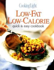 Cooking light low-fat, low-calorie quick & easy cookbook  Cover Image