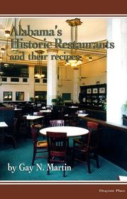 Alabama's historic restaurants and their recipes  Cover Image