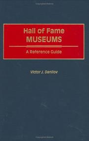 Hall of fame museums : a reference guide  Cover Image
