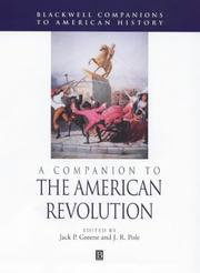 A companion to the American Revolution  Cover Image
