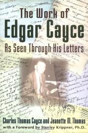 The work of Edgar Cayce as seen through his letters  Cover Image