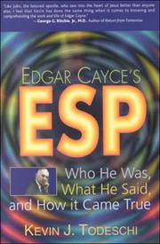 Edgar Cayce's ESP : who he was, what he said, and how it came true  Cover Image