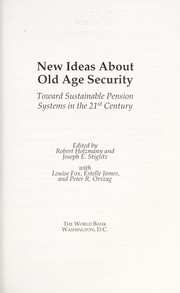 New ideas about old age security : toward sustainable pension systems in the 21st century  Cover Image