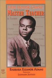 John Henrik Clarke : master teacher  Cover Image