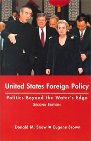 United States foreign policy : politics beyond the water's edge  Cover Image