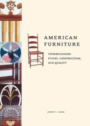 American furniture : understanding styles, construction, and quality  Cover Image