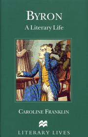 Byron : a literary life  Cover Image