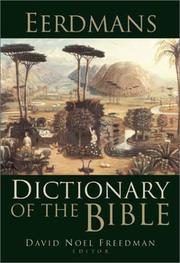 Eerdmans dictionary of the Bible  Cover Image
