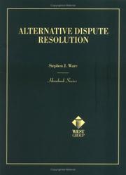 Alternative dispute resolution  Cover Image