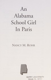 An Alabama school girl in Paris, 1842-1844 : the letters of Mary Fenwick Lewis and her family  Cover Image