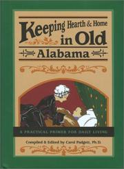 Keeping hearth and home in old Alabama : a practical primer for daily living  Cover Image