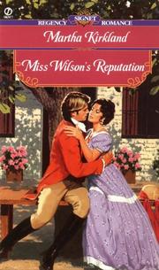 Miss Wilson's reputation  Cover Image