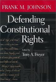 Defending constitutional rights  Cover Image